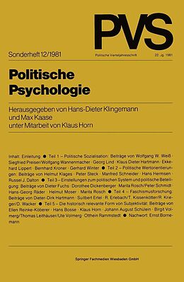 E-Book (pdf) Politische Psychologie von 