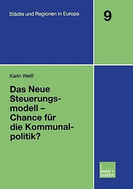 E-Book (pdf) Das Neue Steuerungsmodell  Chance für die Kommunalpolitik? von Karin Weiss