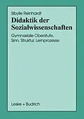 E-Book (pdf) Didaktik der Sozialwissenschaften von Sibylle Reinhardt