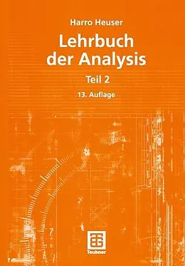 E-Book (pdf) Lehrbuch der Analysis von Harro Heuser