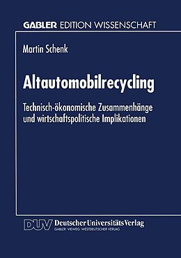 E-Book (pdf) Altautomobilrecycling von 