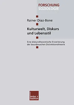 E-Book (pdf) Kulturwelt, Diskurs und Lebensstil von Rainer Diaz-Bone