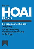 E-Book (pdf) HOAI-Praxis bei Ingenieurleistungen von Martin Rusam