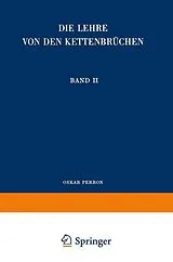E-Book (pdf) Die Lehre von den Kettenbrüchen von Oskar Perron