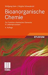 E-Book (pdf) Bioanorganische Chemie von Wolfgang Kaim, Brigitte Schwederski