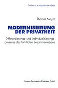 E-Book (pdf) Modernisierung der Privatheit von Thomas Meyer