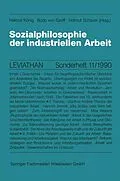 E-Book (pdf) Sozialphilosophie der industriellen Arbeit von Helmut König, Bodo von Greiff, Helmut Schauer