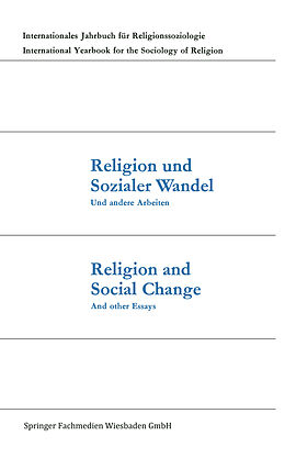 Kartonierter Einband Religion und Sozialer Wandel Und andere Arbeiten / Religion and Social Change And other Essays von Günter Dux
