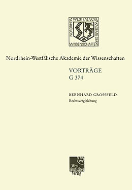 Kartonierter Einband Rechtsvergleichung von Bernhard Großfeld