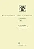 E-Book (pdf) Lyrik als Sprache unserer Zeit? Paul Celans Gedichtbände von Otto Pöggeler