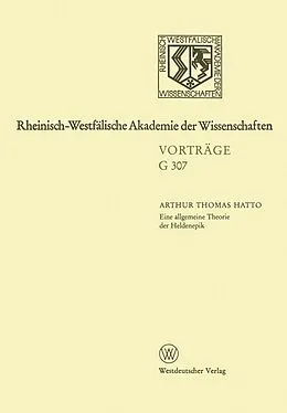E-Book (pdf) Eine allgemeine Theorie der Heldenepik von Arthur T. Hatto