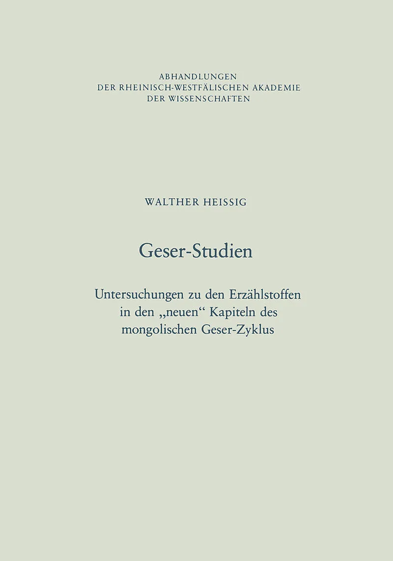 Geser-Studien
