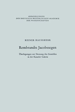 E-Book (pdf) Rembrandts Jacobssegen von Reiner Haussherr