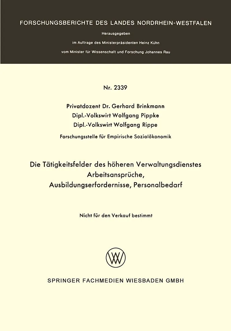 Die Tätigkeitsfelder des höheren Verwaltungsdienstes