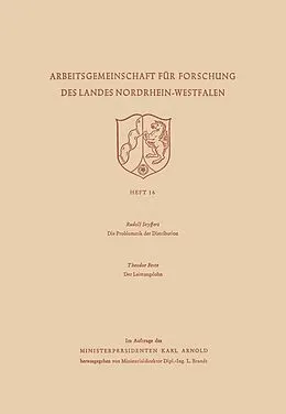 E-Book (pdf) Die Problematik der Distribution / Der Leistungslohn von Rudolf Seyffert
