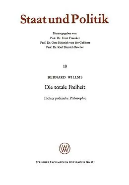 E-Book (pdf) Die totale Freiheit von Bernard Willms