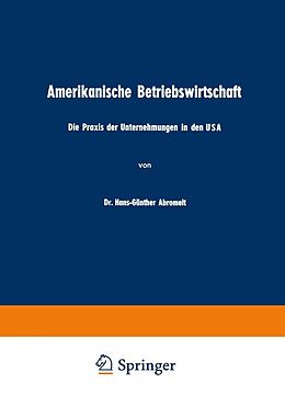 E-Book (pdf) Amerikanische Betriebswirtschaft von Hans-Günther Abromeit