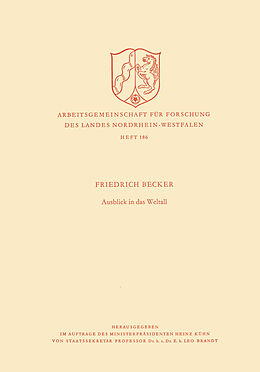 E-Book (pdf) Ausblick in das Weltall von Friedrich Becker