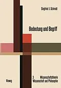 E-Book (pdf) Bedeutung und Begriff von Siegfried J. Schmidt