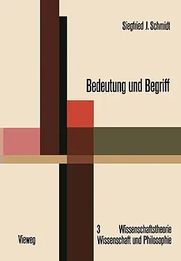 E-Book (pdf) Bedeutung und Begriff von Siegfried J. Schmidt