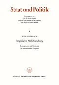 E-Book (pdf) Empirische Wahlforschung von Nils Diederich
