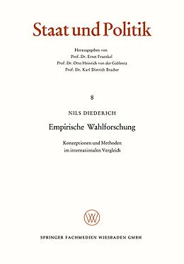 E-Book (pdf) Empirische Wahlforschung von Nils Diederich