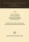 E-Book (pdf) Entwicklung eines Verfahrens zur Bestimmung der Verkokungswärme kleiner Mengen Steinkohle von Walter Maximilian Fuchs
