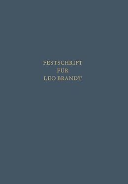 E-Book (pdf) Festschrift für Leo Brandt zum 60. Geburtstag von 