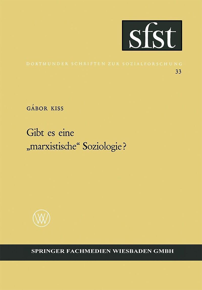 Gibt es eine marxistische Soziologie?