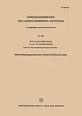 E-Book (pdf) Glimmentladungssäulen ohne Wand bei höheren Drucken von Walter Weizel