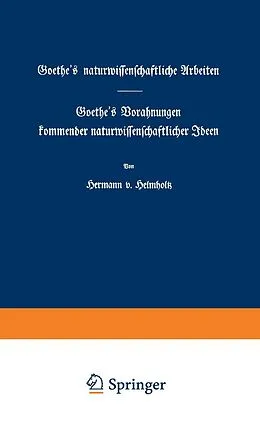 E-Book (pdf) Goethe's naturwissenschaftliche Arbeiten von Hermann v. Helmholtz
