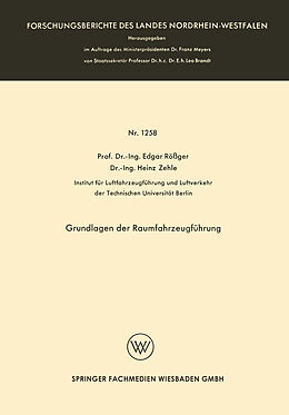 E-Book (pdf) Grundlagen der Raumfahrzeugführung von Edgar Rößger