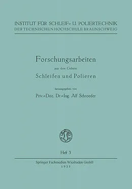 E-Book (pdf) Grundlegende Erkenntnisse über das Schleifen von Hartstoffen von Philipp Kruel