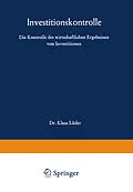 E-Book (pdf) Investitionskontrolle von Klaus Lüder