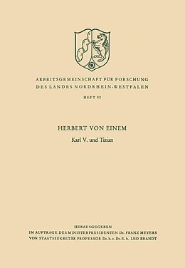 E-Book (pdf) Karl V. und Tizian von Herbert von Einem
