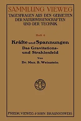 E-Book (pdf) Kräfte und Spannungen von Bernhard Weinstein