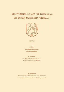 E-Book (pdf) Möglichkeiten und Grenzen der Resistenzzüchtung / Der Weg der Landwirtschaft von der Energieautarkie zur Fremdenergie von Hans Braun