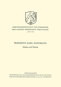 E-Book (pdf) Mythos und Technik von Friedrich Karl Schumann