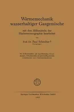 E-Book (pdf) Wärmemechanik wasserhaltiger Gasgemische von Paul Schreiber