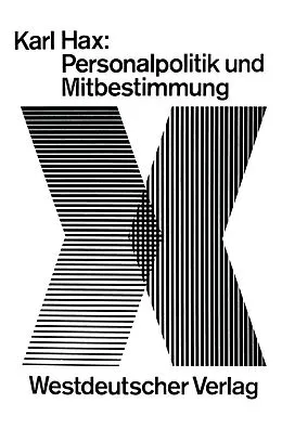 E-Book (pdf) Personalpolitik und Mitbestimmung von Karl Hax
