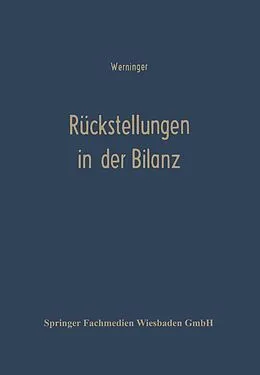 E-Book (pdf) Rückstellungen in der Bilanz von Gerd Werninger