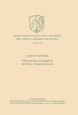 E-Book (pdf) Selbstverständnis und Perspektiven des Zweiten Vatikanischen Konzils von Joseph Höffner