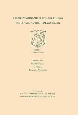 E-Book (pdf) Stammesreligionen im südlichen Tanganyika-Territorium von Thomas Ohm