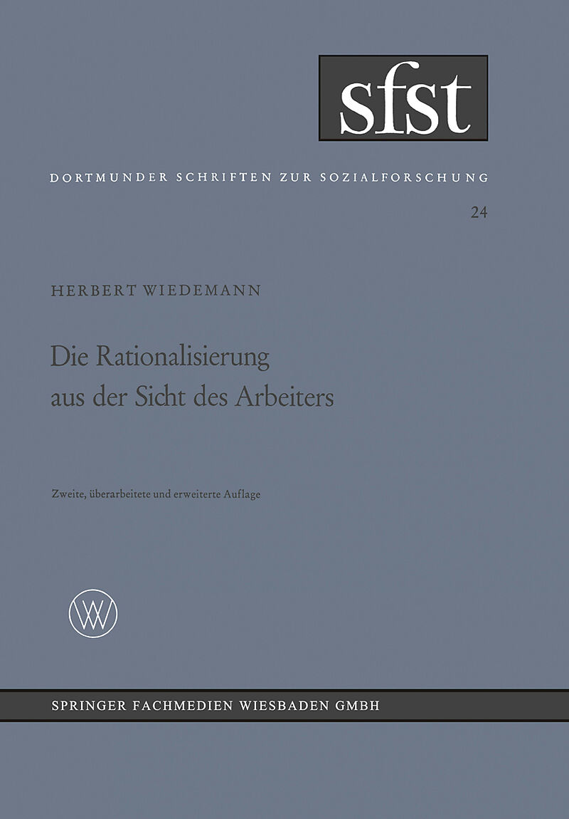 Die Rationalisierung aus der Sicht des Arbeiters
