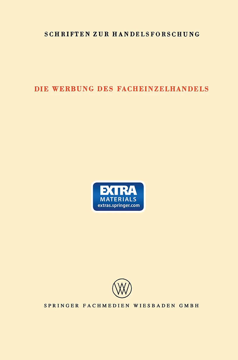 Die Werbung des Facheinzelhandels