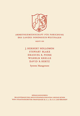 Kartonierter Einband Systems Management von J.H Hollomon