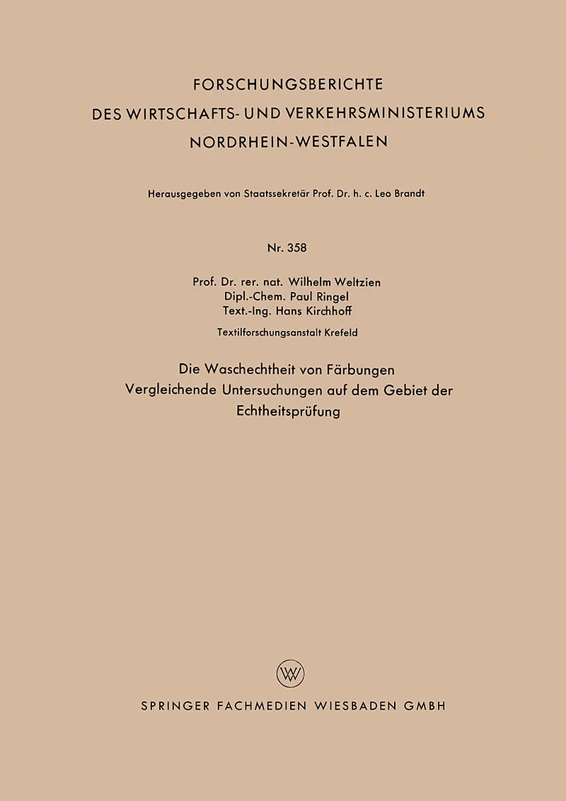 Die Waschechtheit von Färbungen