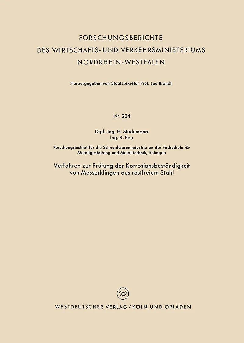 Verfahren zur Prüfung der Korrosionsbeständigkeit von Messerklingen aus rostfreiem Stahl