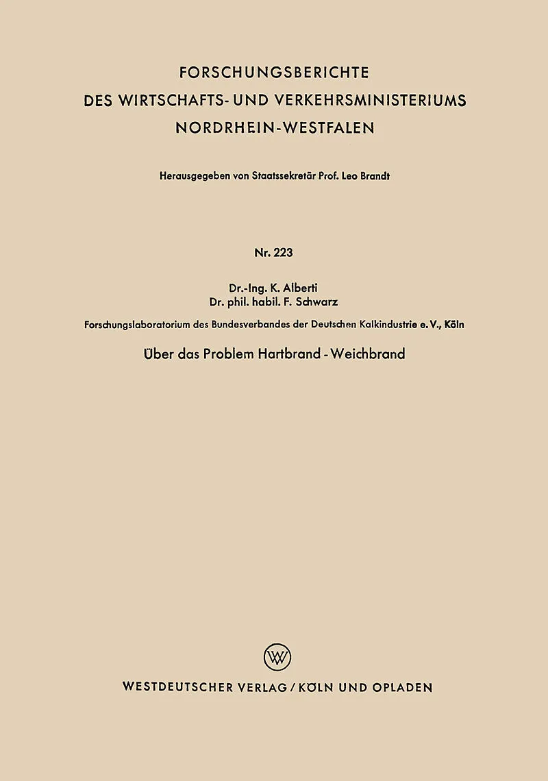 Über das Problem Hartbrand - Weichbrand