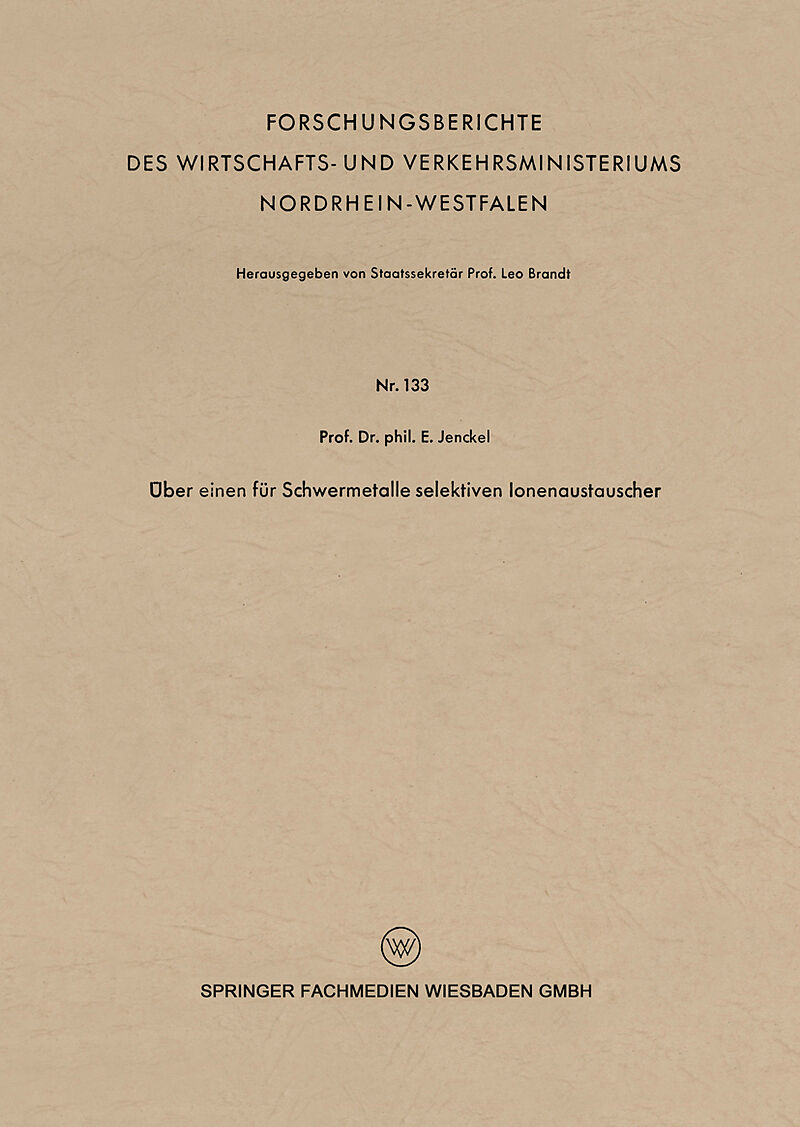 Über einen für Schwermetalle selektiven Ionenaustauscher